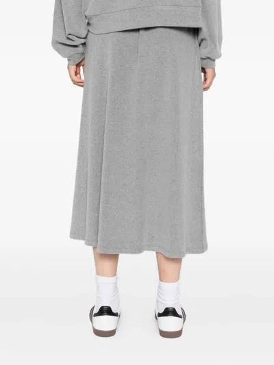 B+ab Zip-up Hoodie And Skirt Set (set Of 2) In Gray