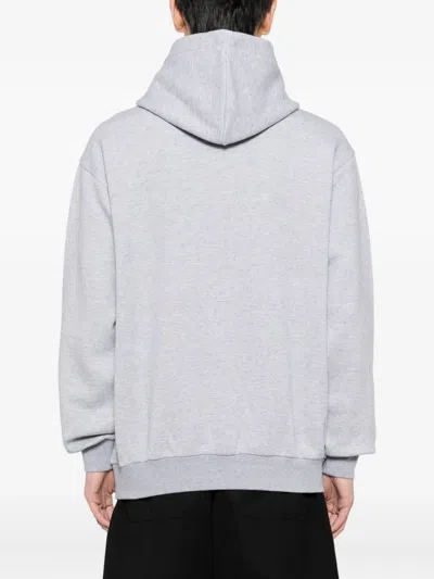 Chocoolate X Russell Athletic Graphic-print Hoodie In Gray