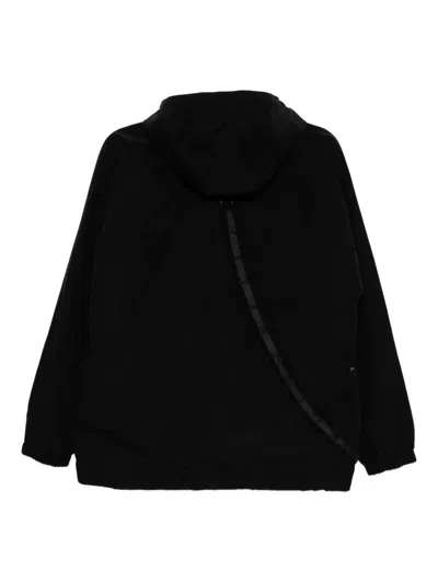 Musium Div. Multi-pockets Hooded Jacket In Black