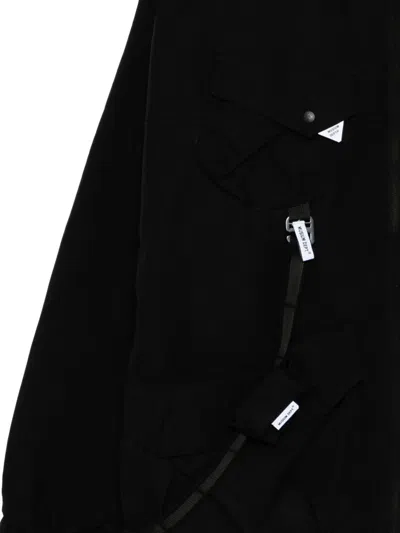 Musium Div. Multi-pockets Hooded Jacket In Black