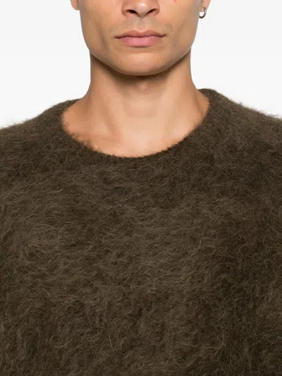 Totême Alpaca Wool Jumper In Brown