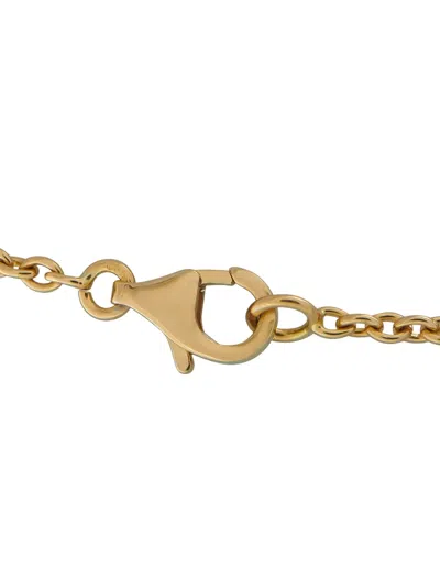 Pre-owned Van Cleef & Arpels 18k Yellow Gold Pure Alhambra Mother-of-pearl Necklace