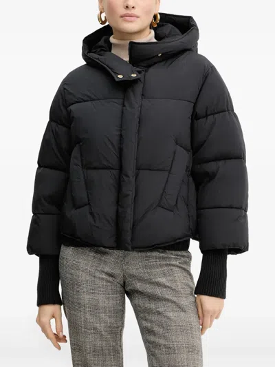 Silvian Heach Hooded Zip Jacket In Black