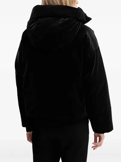 Hugo Boss Hooded Puffer Jacket In Black