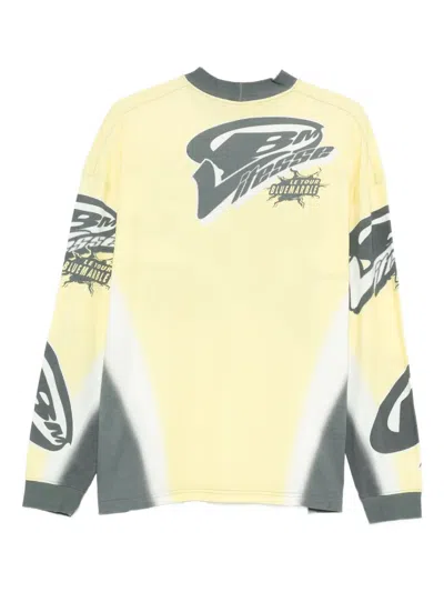 Bluemarble Long-sleeve T-shirt In Yellow
