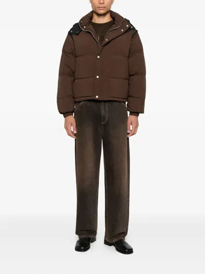 Dondup Logo-print T-shirt In Brown