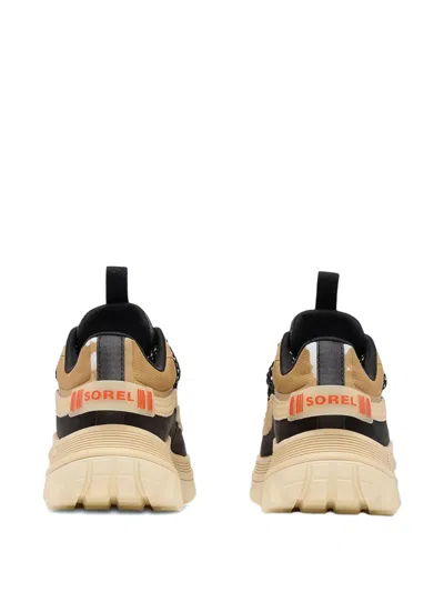 Sorel Lace-up Logo Patch Sneakers In Brown