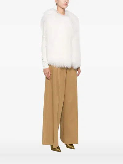 P.a.r.o.s.h Lamb-fur Gilet In Neutral