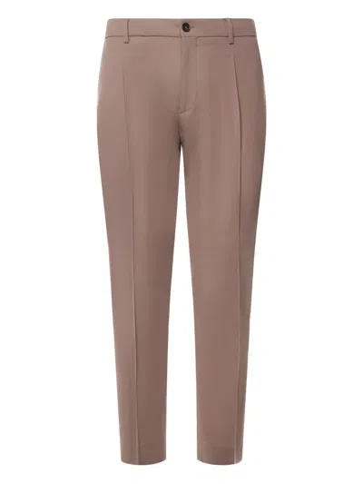 Be Able Pleated Trousers In Brown