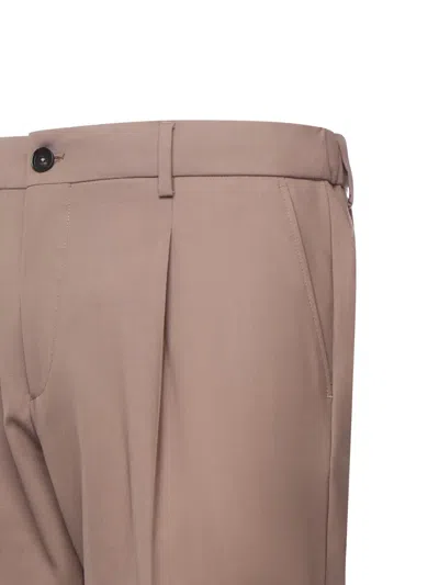 Be Able Pleated Trousers In Brown