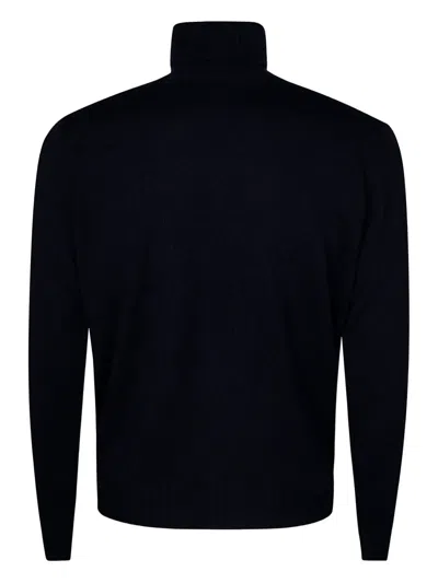 Filippo De Laurentiis Turtleneck Knitwear In Blue