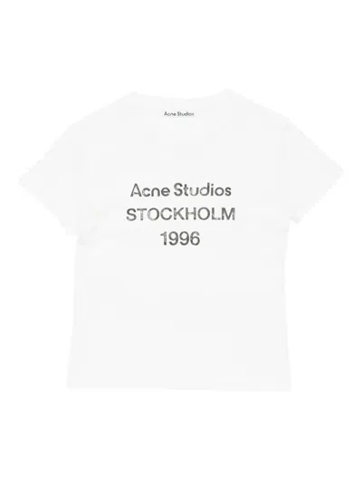 Acne Studios Graphic T-shirt In White