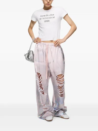 Acne Studios Graphic T-shirt In White