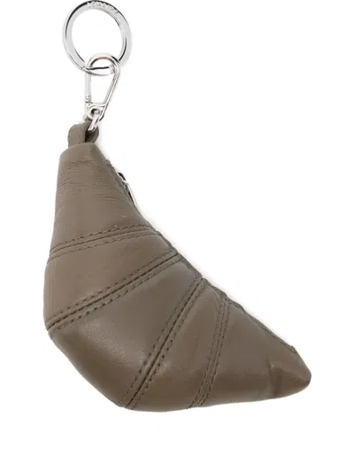 Lemaire Croissant Keyring In Gray