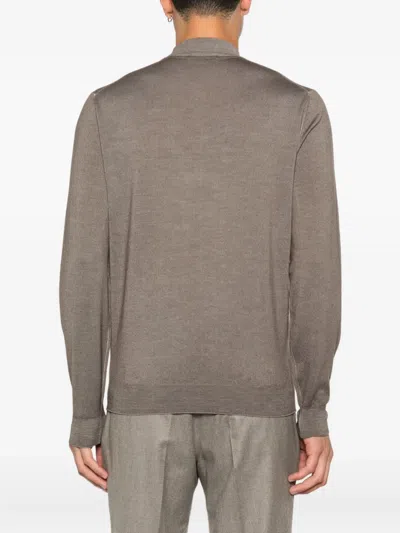 Filippo De Laurentiis High-neck Sweater In Brown