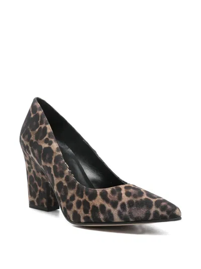 Pedro Miralles Leopard-print Pointed-toe Pumps In Multi