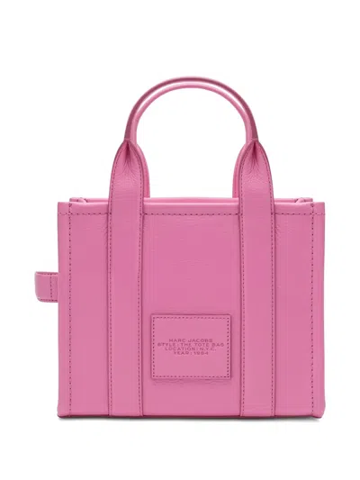 Marc Jacobs Small Rectangular Tote Bag With Top Handles In Pink