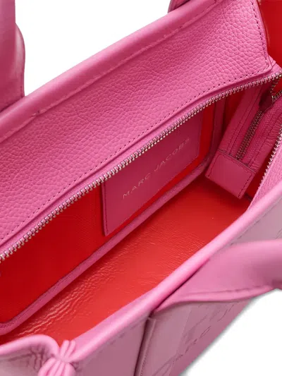 Marc Jacobs Small Rectangular Tote Bag With Top Handles In Pink