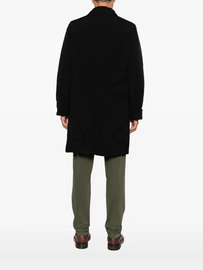 宽领单排扣外套