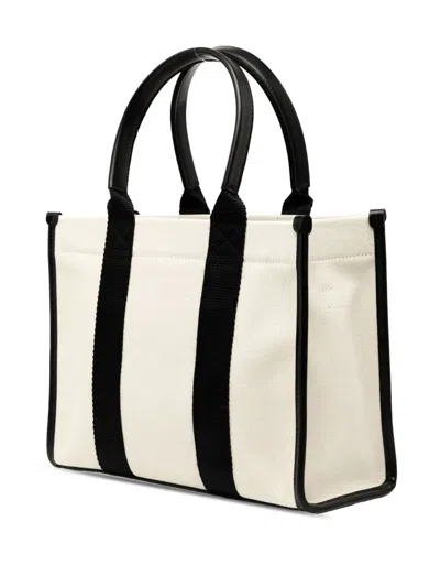 Pre-owned Balenciaga 2010 Small Canvas Hardware Tote Satchel In Black