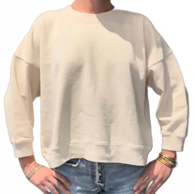Monday12 Noga 3/4 Sweatshirt In Sand In Neutral