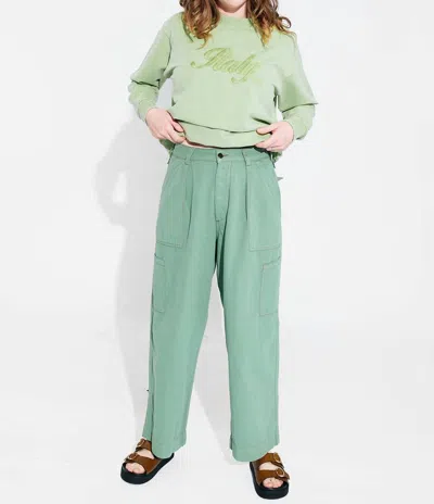 Bellerose Pepin Cargo Trousers In Eucalyptus In Multi