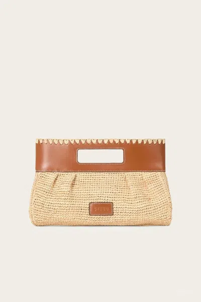 Staud Lena Clutch In Natural Tan In Neutral