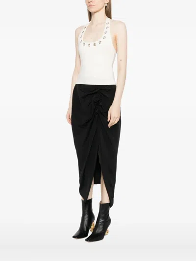 Reformation Sonny Knit Top Ivory Medium In Multi