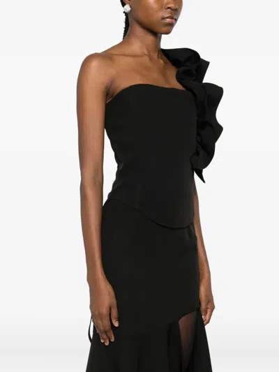 Rhizome Amora Corset Top In Black