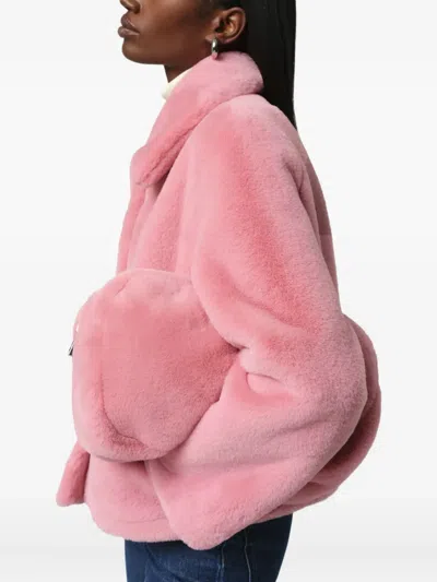 Apparis Elis Collared Jacket In Pink