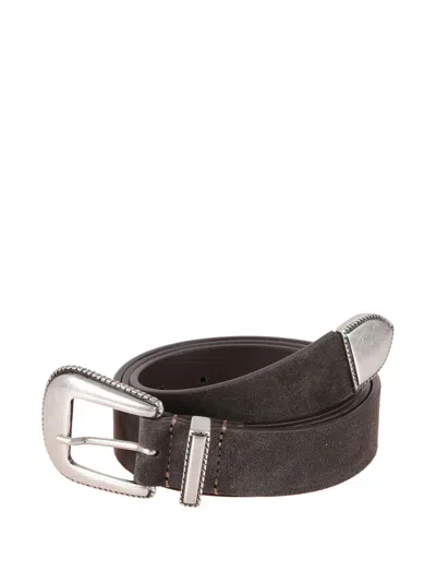 Dondup Buckle Belt In Brown