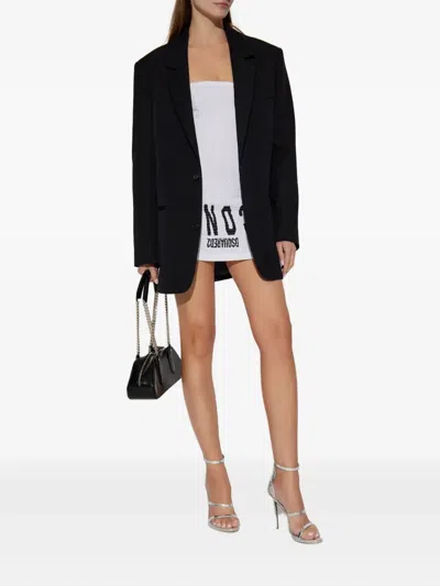 Dsquared2 Single-breasted Wool Blazer In Black