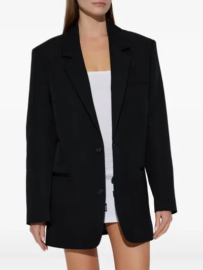 Dsquared2 Single-breasted Wool Blazer In Black