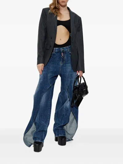 Dsquared2 X Better Pinstripe Blazer In Gray