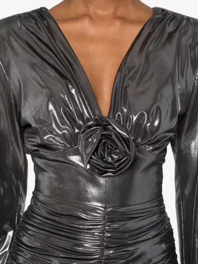 Lita Couture Luz Dress In Gray