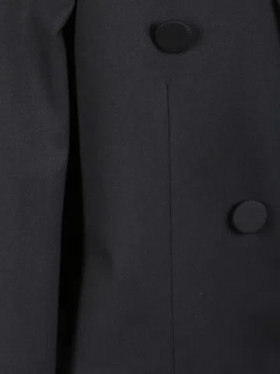 Dondup Double-breasted Blazer In Black