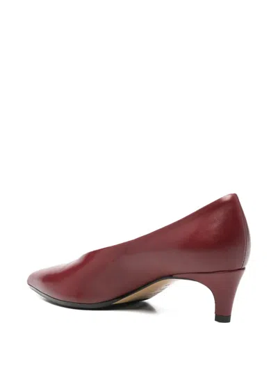 Lorena Paggi Leather Pumps In Red