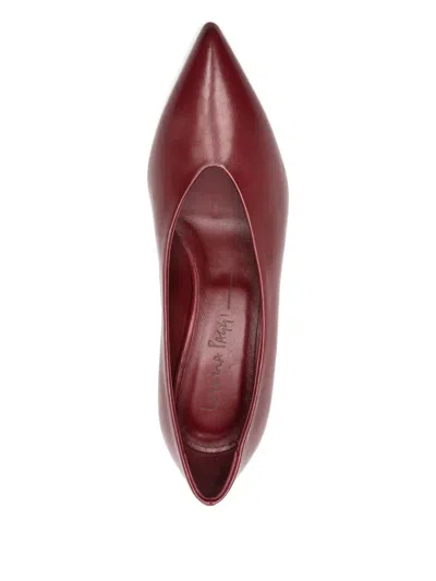 Lorena Paggi Leather Pumps In Red