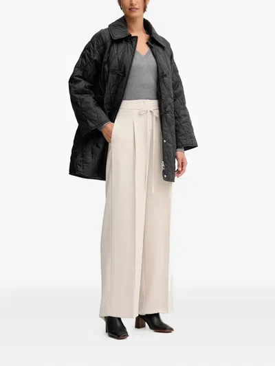 Barbour Quilted Toggle Jacket In Black