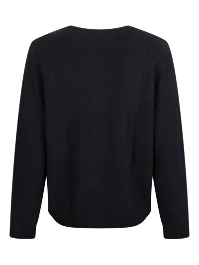 Paul Smith Ribbed Sweater In Blue