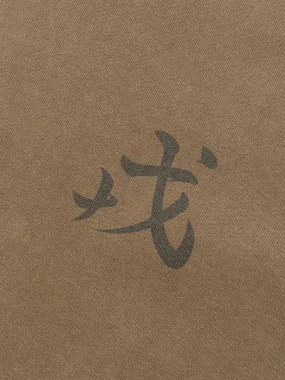 Evisu Graphic T-shirt In Brown