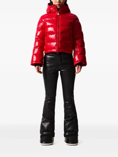 Perfect Moment Polar Flare Down Ski Jacket In Purple