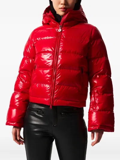 Perfect Moment Polar Flare Down Ski Jacket In Purple