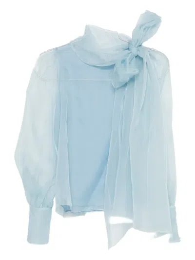 Lita Couture Ellise Blouse In Blue