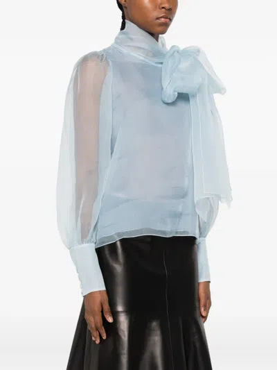 Lita Couture Ellise Blouse In Blue