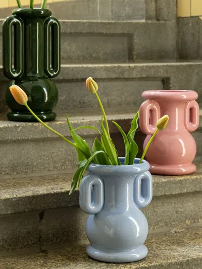 &k Amsterdam Amfora Vase In Blue