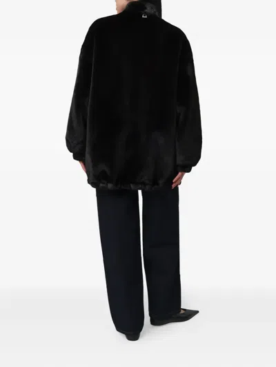 Apparis Jane Single-breasted Coat In Black