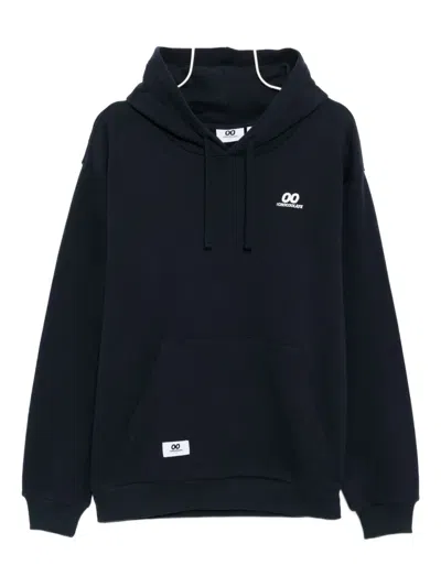 Chocoolate Logo Embroidered Hoodie In Blue