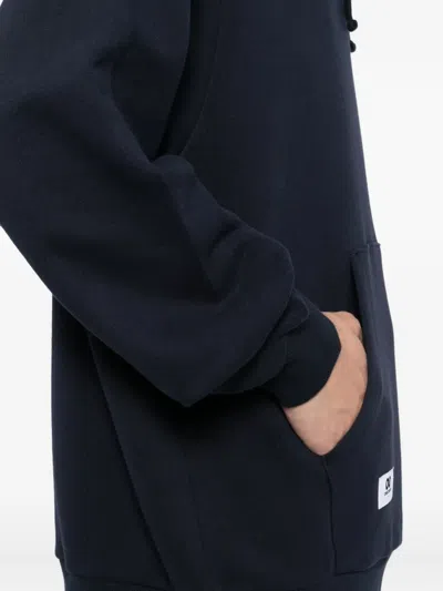 Chocoolate Logo Embroidered Hoodie In Blue