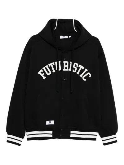 Chocoolate Embroidered Hoodies In Black